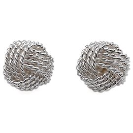 Tiffany & Co Orecchini a lobo Tiffany Somerset Twist Knot Argento