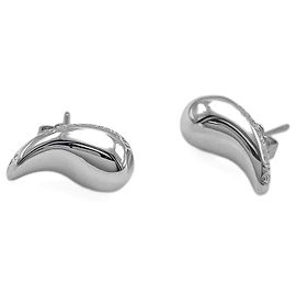 Tiffany & Co Tiffany Teardrop Large 13mm Stud Earrings Silvery