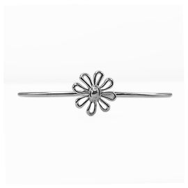 Tiffany & Co. Daisy Flower Bangle Silvery