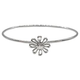 Tiffany & Co. Daisy Flower Bracelet Bangle Silvery