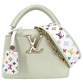 Bolsa Louis Vuitton Takashi Murakami Capucines Mini Multicor