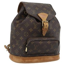 LOUIS VUITTON Monogram Montsouris MM Backpack M51136 LV Auth 189280 Monogram