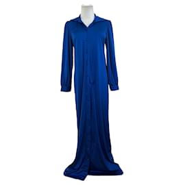 Robe bleu vif vintage Yves Saint Laurent env. années 2000 XS Bleu