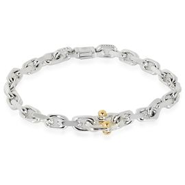 Tiffany & Co. Yellow Gold & Sterling Silver  Makers Mark Bracelet Other