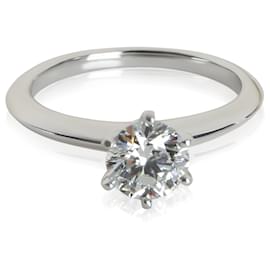 Anello da fidanzamento Tiffany & Co. con diamante taglio brillante rotondo da 0,84 ct Altro