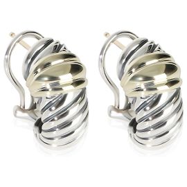 Orecchini a Gambero in Oro Giallo e Argento Sterling David Yurman Altro