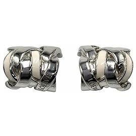Orecchini Nest da donna Loewe Argento Bianco