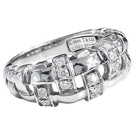 Tiffany & Co. 18K Weißgold Diamantring Andere