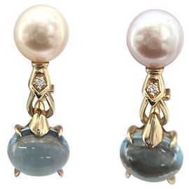 Bulgari Boucles d'oreilles puces Allegra en or jaune 18K de Bvlgari Autre