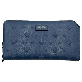 Jimmy Choo Carnaby S Long Wallet Blue
