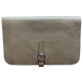 Hermès Hermes Dogon Etoupe Duo Wallet Taupe