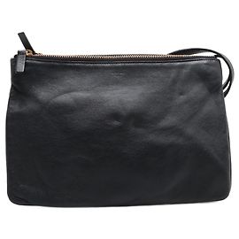 Céline Celine Trio Leather Small Bleu