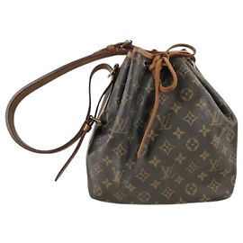 Louis Vuitton Petit Noe Monogram Canvas Marrom