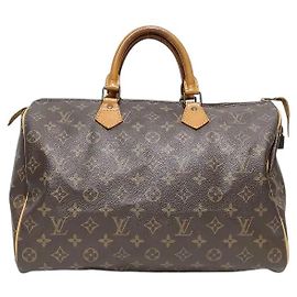 Louis Vuitton Speedy Monogram Canvas 35 Marrom