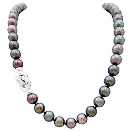 Autre Marque Collar 42 perlas de Tahití, cierre de oro blanco. Otro
