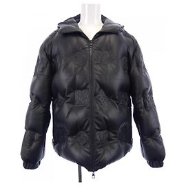 Louis Vuitton Monogram Lamb Down Jacket Blue Navy blue