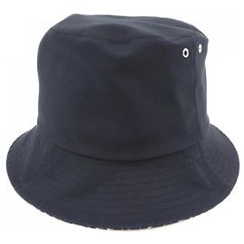 Christian Dior TEDDY-D Bob Hat Oblique Hat Black