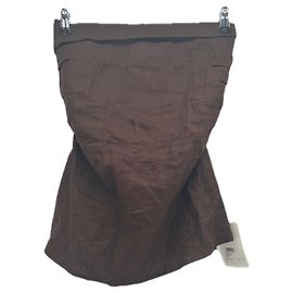 Top bustier Faithfull the Brand en lin marron M Marron