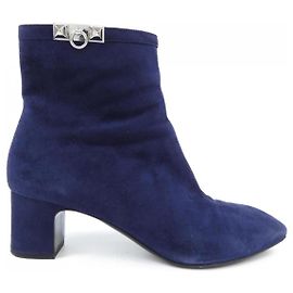 Hermès Botas de couro Hermes Roxo