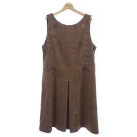 Autre Marque Robe Leilian Marron Noir