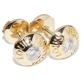 Orecchini Louis Vuitton Puse D'Oreille Clous Au750 con diamanti D'oro