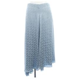 Saia de seda Fendi Azul