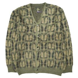 Autre Marque Cárdigan de mohair Needles Verde Verde oliva