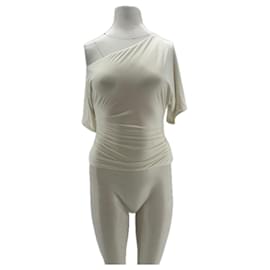 Autre Marque Weißes Off-Shoulder-Top Weiß