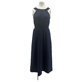 Robe Johnnie Boden en coton bleu marine Taille 4 Bleu Marine