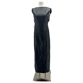 Proenza Schouler Lederkleid Schwarz Schwarz