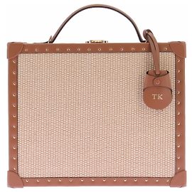 Autre Marque Pochette en raphia AERIN X TANNER KROLLE beige Beige