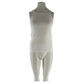 Autre Marque Canotta bianca in cotone ARKET Bianco