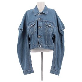 Viktor & Rolf Blue Cotton Denim Jacket S Blue
