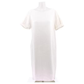 Dries Van Noten Vestido blanco de algodón Blanco