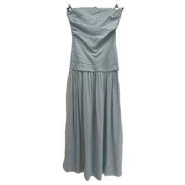 Vestido de algodón azul cielo Faithfull the Brand Azul