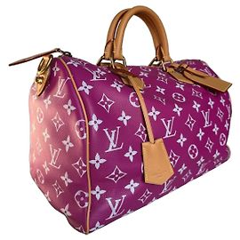 Louis Vuitton Bolsa Speedy P9 Monogram Rose Elétrico Rosa