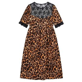 Robe Blumarine (Blugirl) Neuve ! taille 38 IT Noir Imprimé léopard