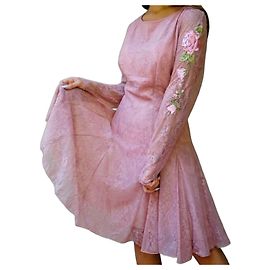 Blumarine Spitzenkleid! Neu! 96% Seide!! Größe 46-44IT Pink