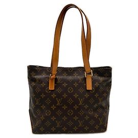 Louis Vuitton Monogram Cabas Piano Handbag Brown