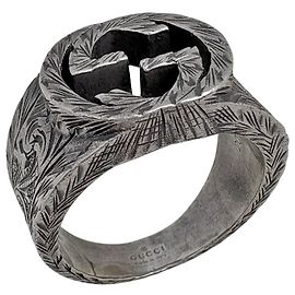 Anel Arabesque Gucci em Prata 925 Prata