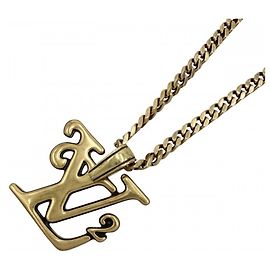 Collana da uomo Louis Vuitton con pendente D'oro