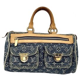 Borsa Louis Vuitton Neo Speedy Blu