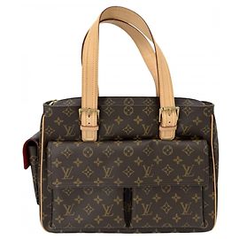 Sac Tote Multiplicité Louis Vuitton Marron