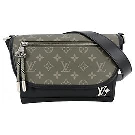 Borsa a tracolla Pulse da uomo Louis Vuitton Nero Cachi