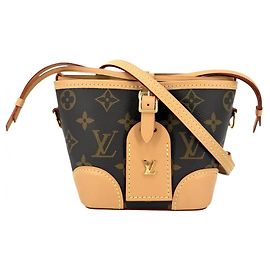 Bolso de hombro Louis Vuitton Noe Castaño Monograma
