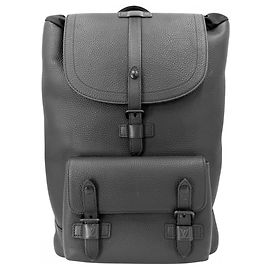 Louis Vuitton Christopher Slim Backpack for Men Black
