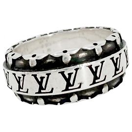 Louis Vuitton Men's LV Drift Accessory Ring Silvery