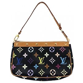 Sac à main Louis Vuitton Monogram Multicolore Noir Multicolore