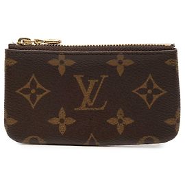 Louis Vuitton Brown Monogram Pochette Cles Brown