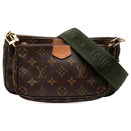 Louis Vuitton Marrone Monogram Multi Pochette Accessoires Marrone